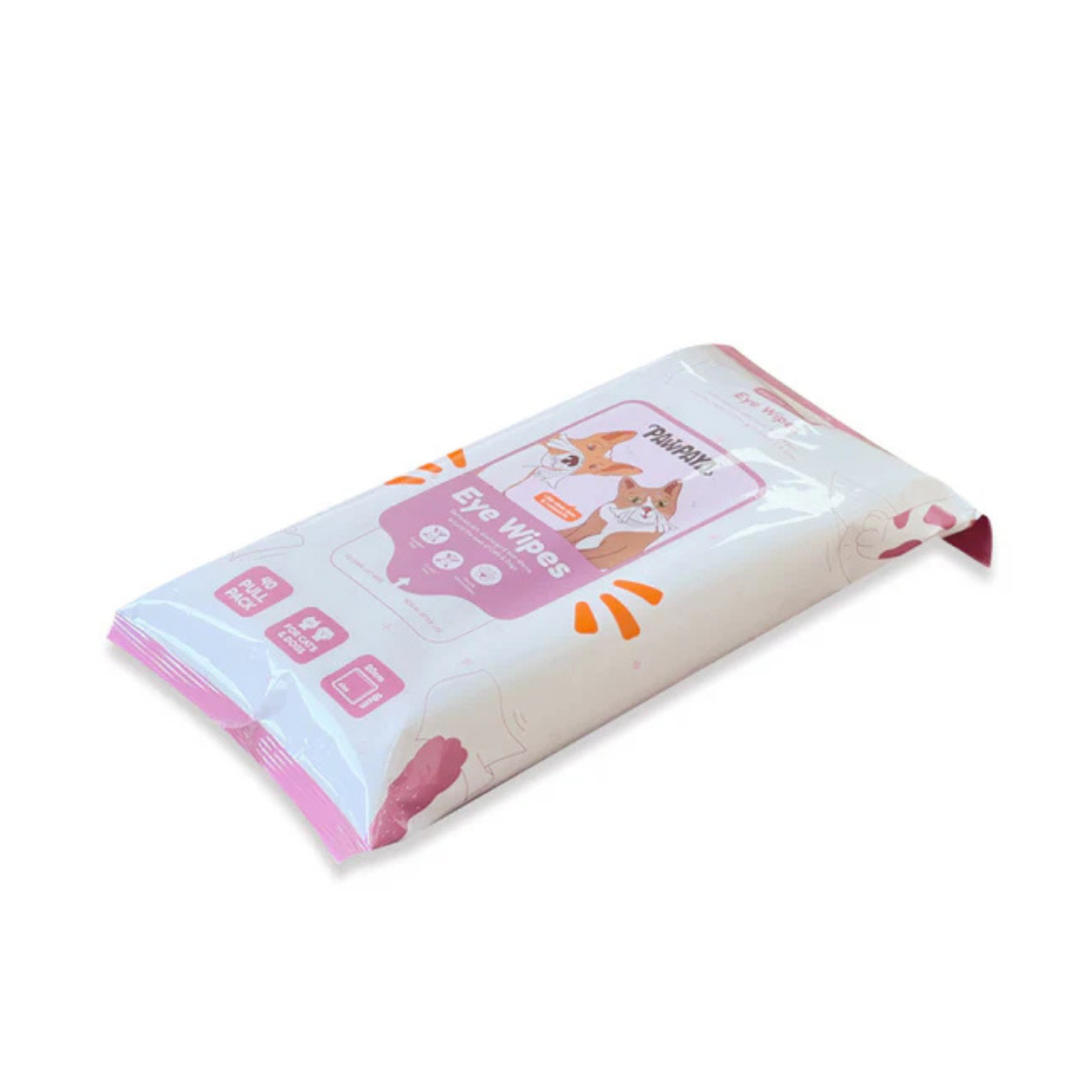 Pawpaya Eye Wipes for Dogs and Cats - Vanilla Scented (25 pcs) - Rufftail
