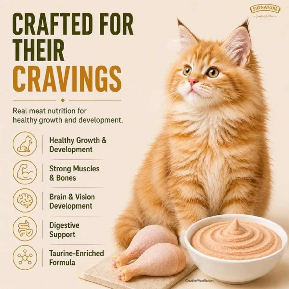 Signature Grain Zero Chicken Mousse Kitten Cat Wet Food