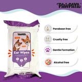 Pawpaya Eye Wipes for Dogs and Cats - Vanilla Scented (40 pcs) - Rufftail