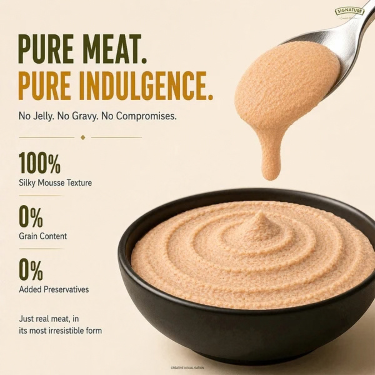 Signature Grain Zero Chicken Mousse Kitten Cat Wet Food