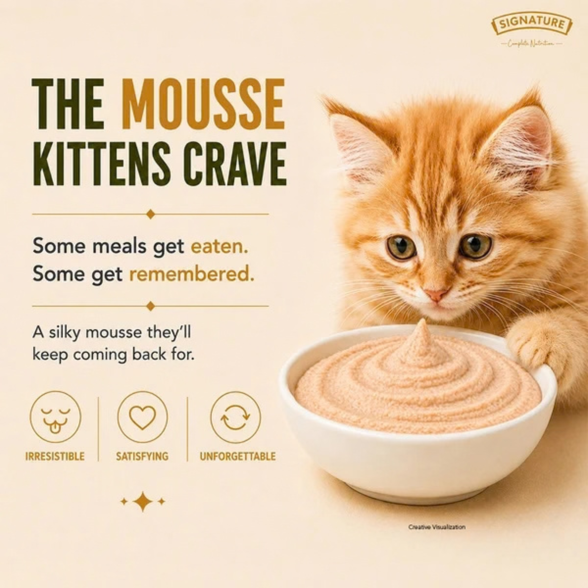 Signature Grain Zero Chicken Mousse Kitten Cat Wet Food