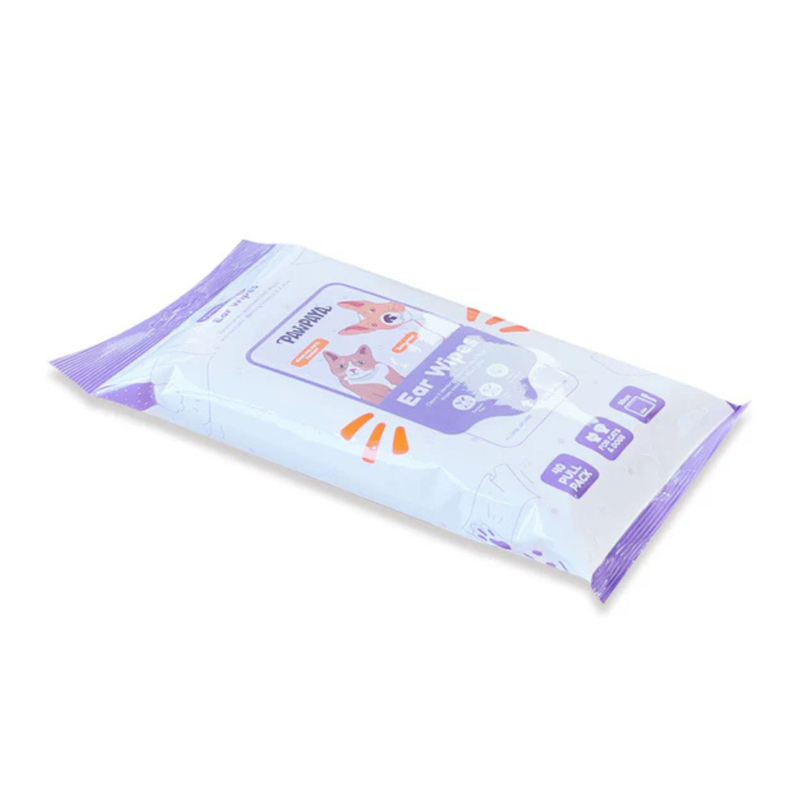 Pawpaya Eye Wipes for Dogs and Cats - Vanilla Scented (40 pcs) - Rufftail