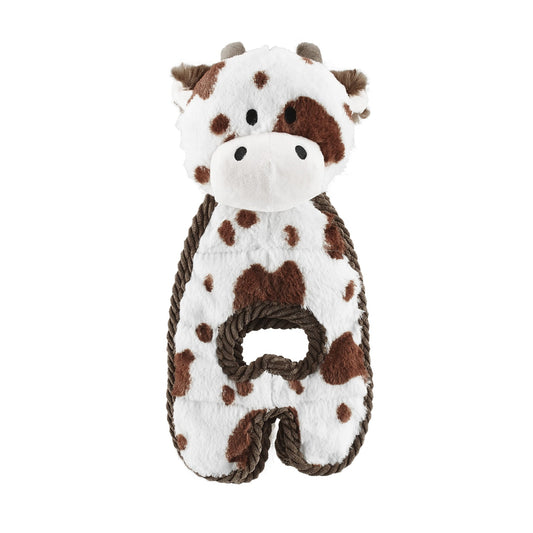 Outward Hound Flappiez Cow Multicolor Dog Toy - Treat Dispenser Toy