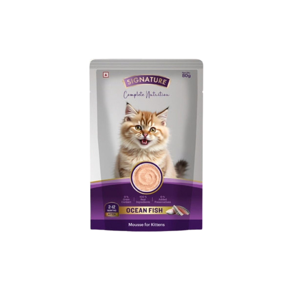 Signature Grain Zero Ocean Fish Mousse Kitten Cat Wet Food