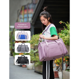 Truelove 1 Side Expandable Duffle Carrier Travel Pet Backpack - Heather Gray