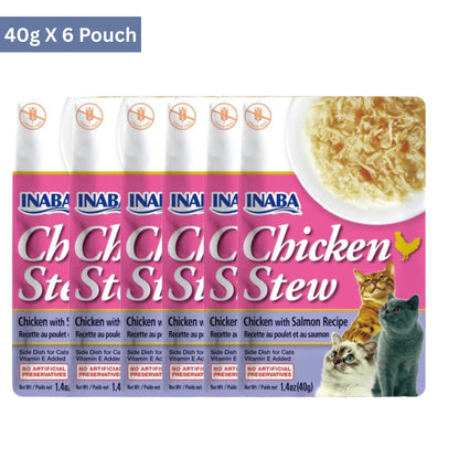 Inaba Chicken Stew: Chicken with Salmon Recipe Cat Treat