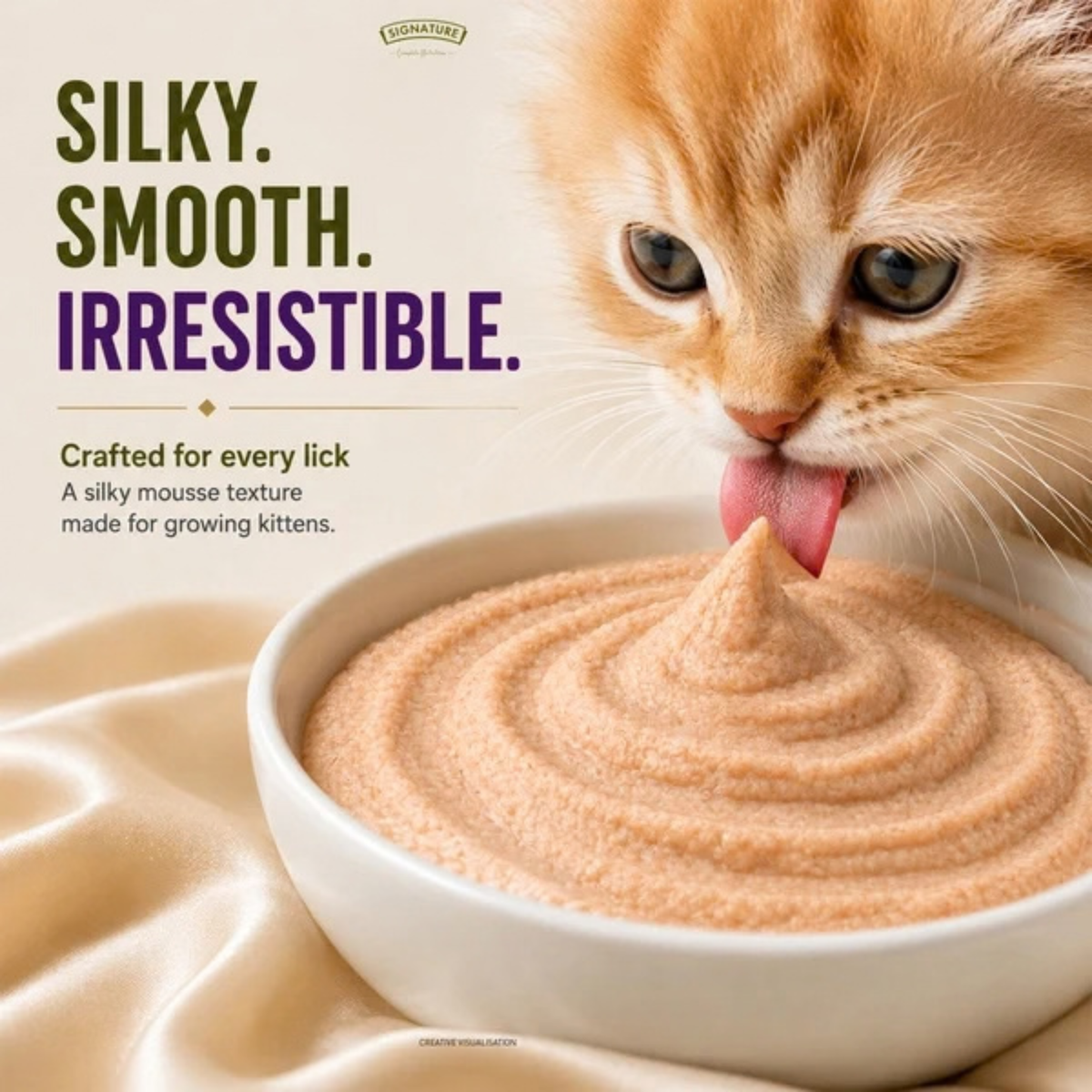 Signature Grain Zero Ocean Fish Mousse Kitten Cat Wet Food
