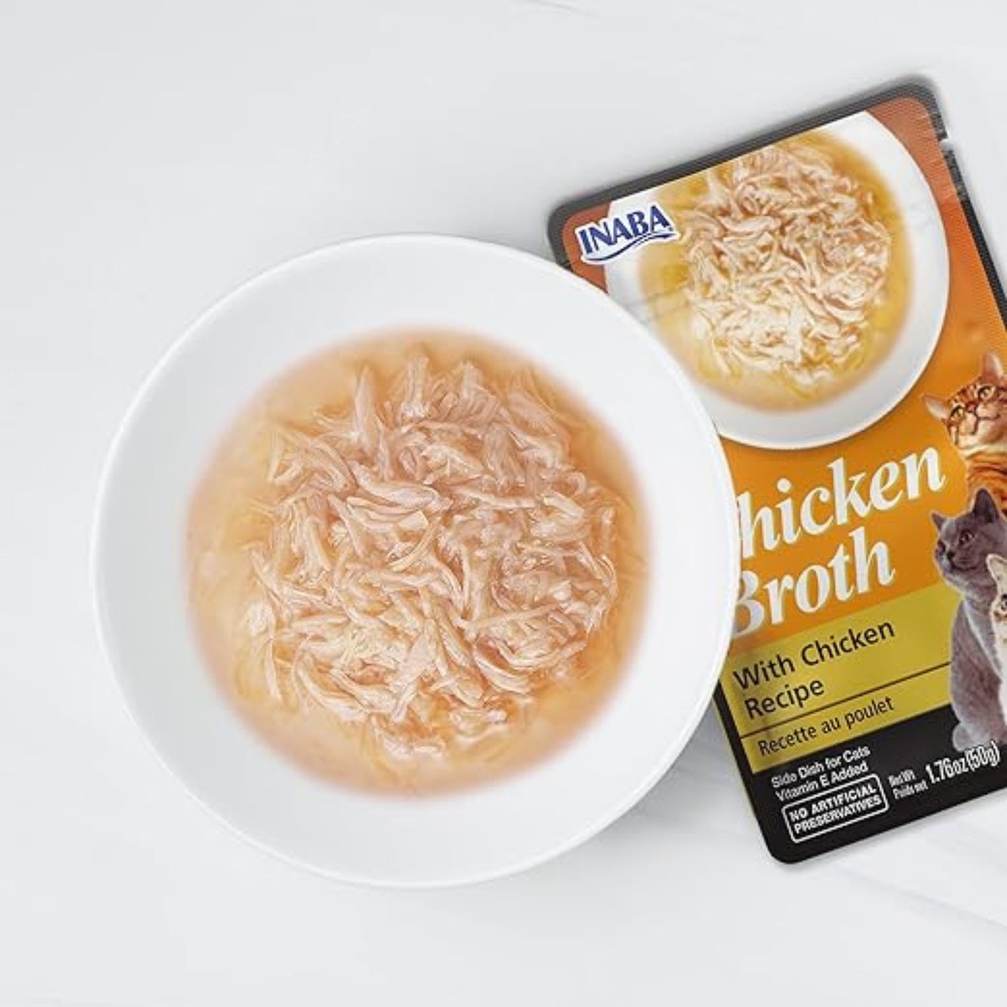 INABA Chicken Broth with Chicken Recipe Cat Treat (50g)