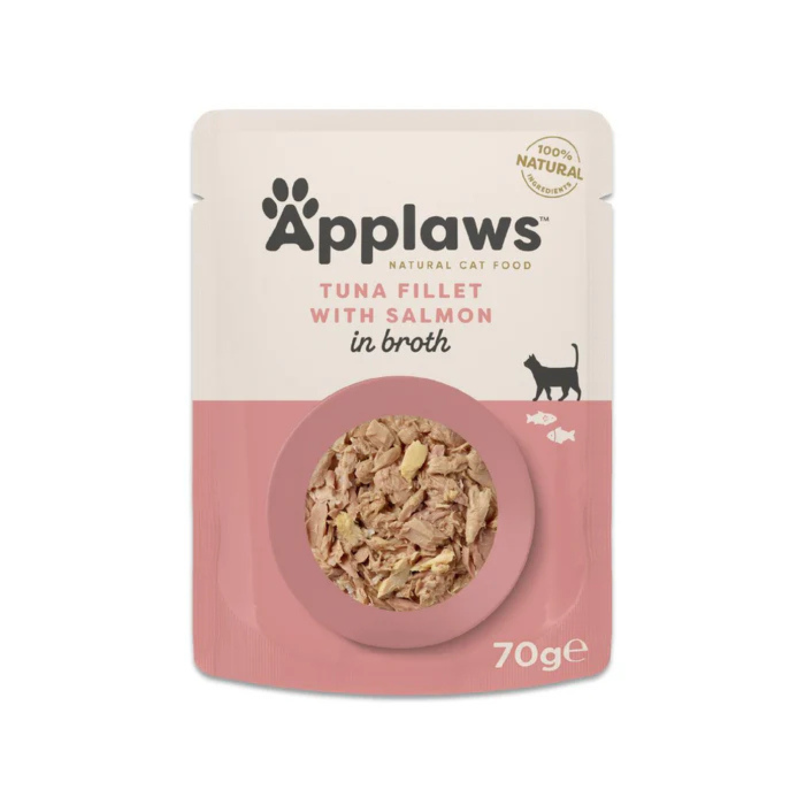 Applaws Cat Wet Food Tuna Fillet with Salmon in Broth- Complete Cat Food - Rufftail Pune