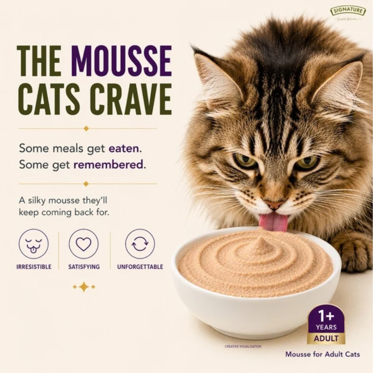 Signature Grain Zero Ocean Fish Mousse Adult Cat Wet Food