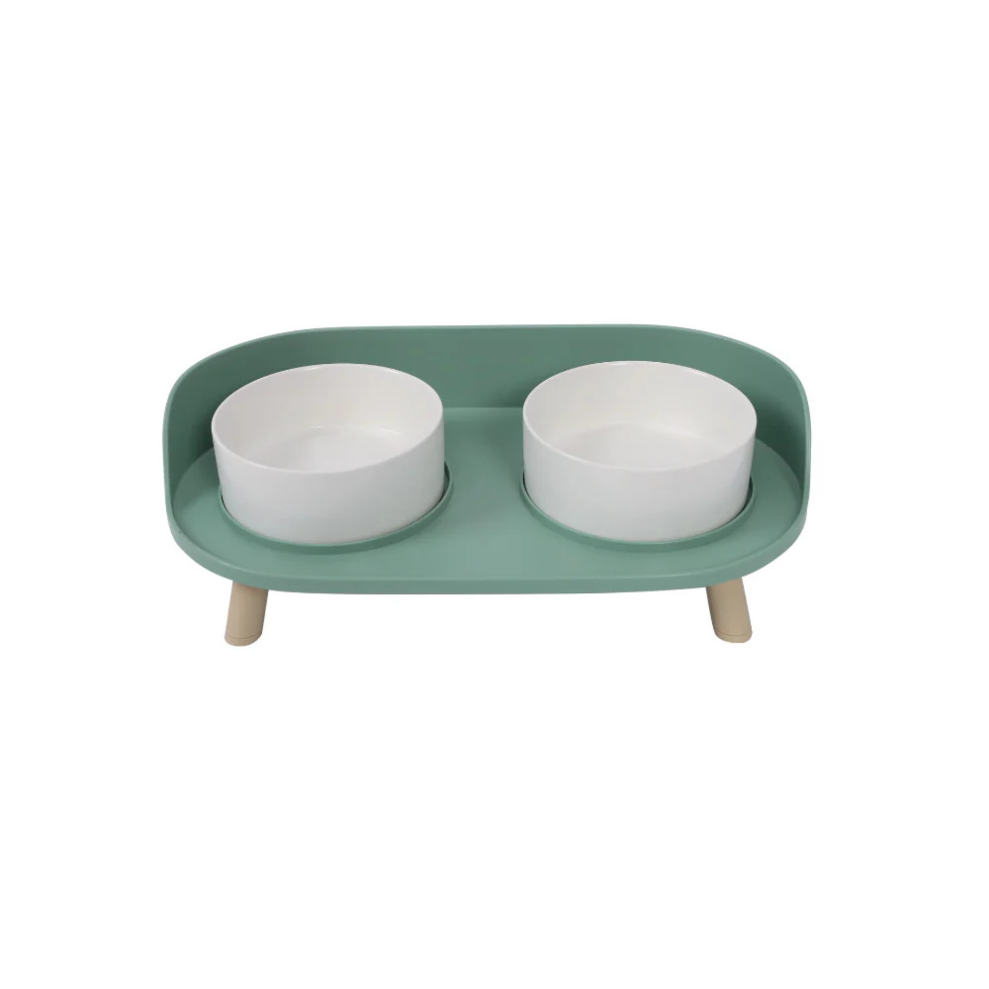 M-Pets ALTITUDE Double Raised Pet Bowls - Rufftail