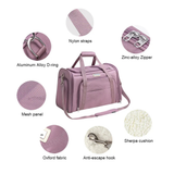 Truelove 3 Side Expandable Duffle Carrier Travel Pet Backpack- Heather Gray (L) product image 6 - Rufftail Pune