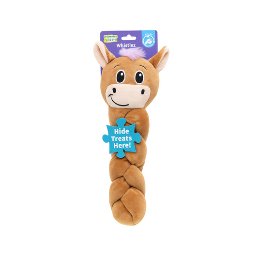 Outward Hound Twistiez Highland Cow Long, Floppy Treat Puzzle Toy