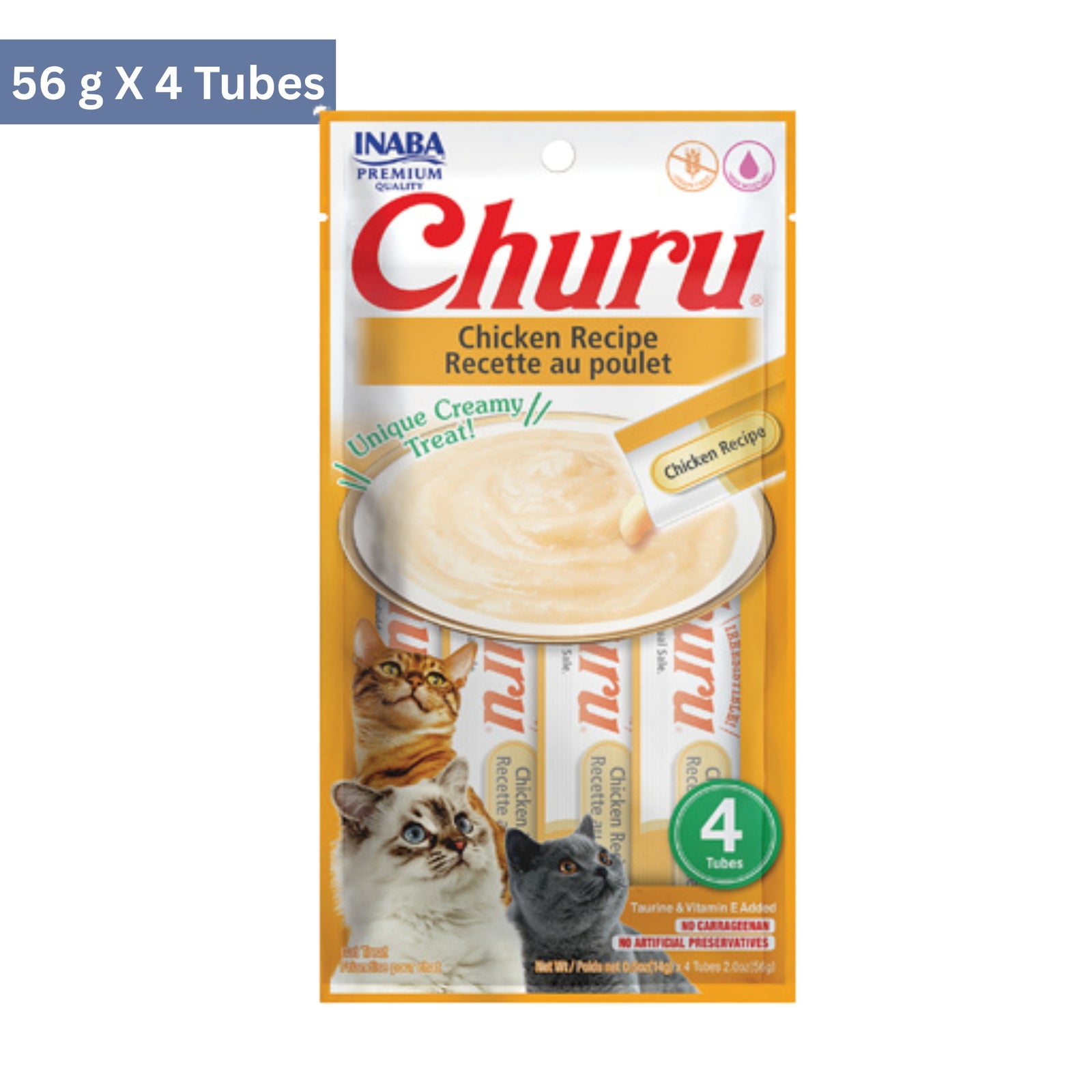 Inaba Churu Chicken Recipe Cat Treat (56 g) - Rufftail Pune