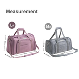 Truelove 3 Side Expandable Duffle Carrier Travel Pet Backpack- Heather Gray (L) product image 4 - Rufftail Pune