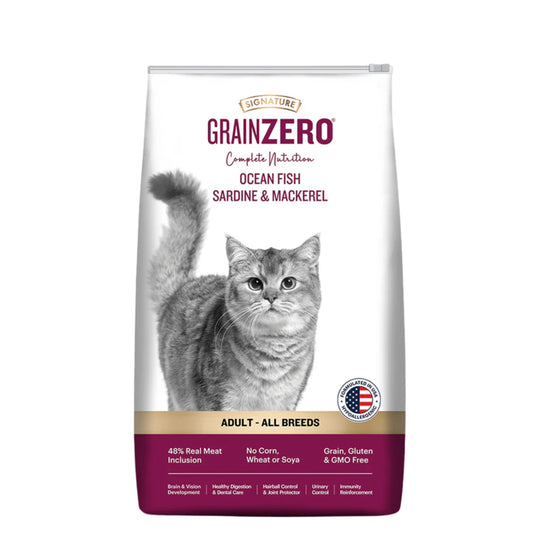 Signature Grain Zero Adult Dry Cat Food (All Breed Formula) - Rufftail
