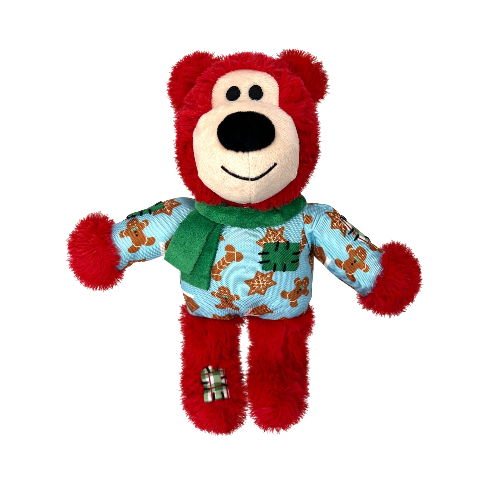 KONG Holiday Wild Knots Bear Dog Toys – Durable & Festive Fun - Rufftail