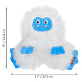 KONG Holiday Frizzles Yeti Dog Toy - Fun & Cozy for Dogs - Rufftail