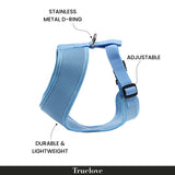 Truelove Cat & Small Dog Harness Safe & Comfortable- Blue product image 3 - Rufftail Pune