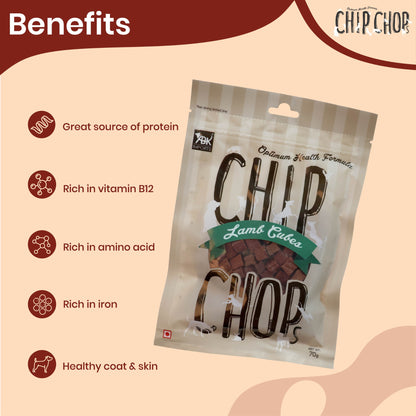 Chip Chops Lamb Cubes 70g - Rufftail