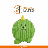 FOFOS Latex Toy Dinosaur Ball – Fun, Durable Dog Toy with Squeaker - Rufftail