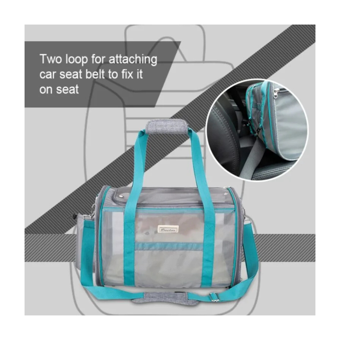 TRUELOVE Transparent Mesh Duffle Carrier - Rufftail