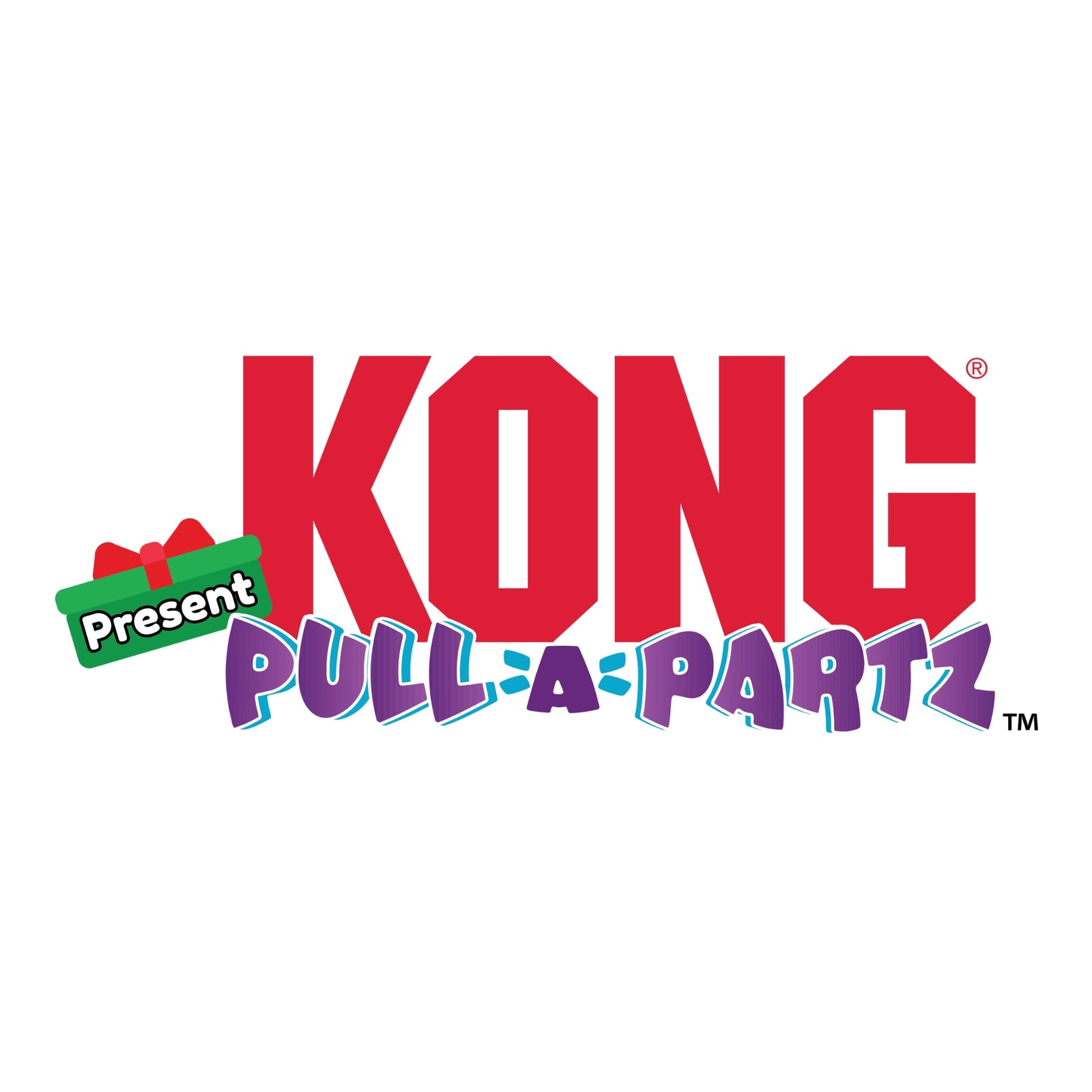 KONG Holiday Pull-A-Part Present Cat Toys- Fun & Engaging Toys - Rufftail