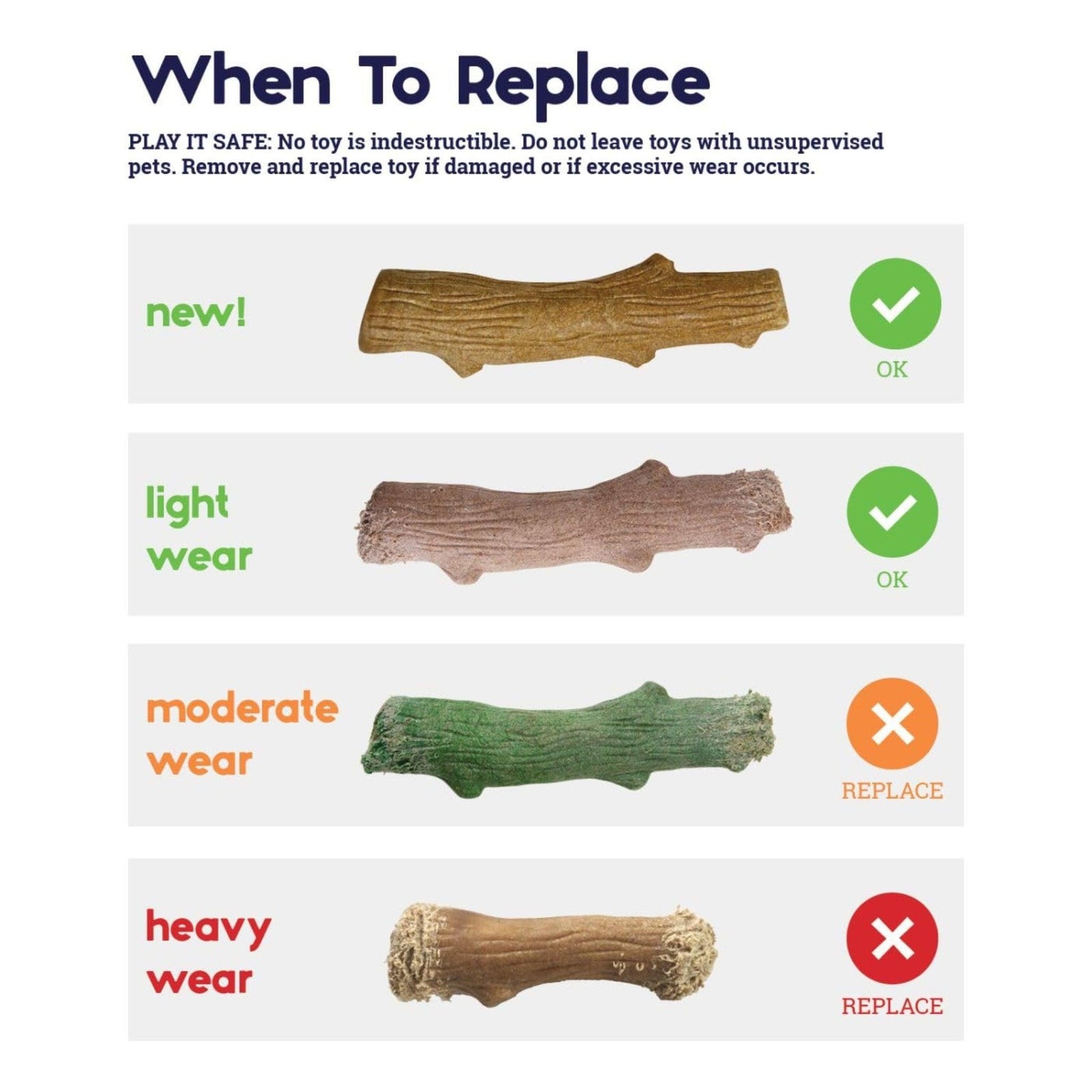 Petstages Dogwood Durable Stick Dog Toy- Medium 18cm product image 5 - Rufftail Pune