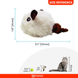 BarkButler x Fofos Pull String & Sound Chip Mouse Electronic Cat Toy- White product image 4 - Rufftail Pune