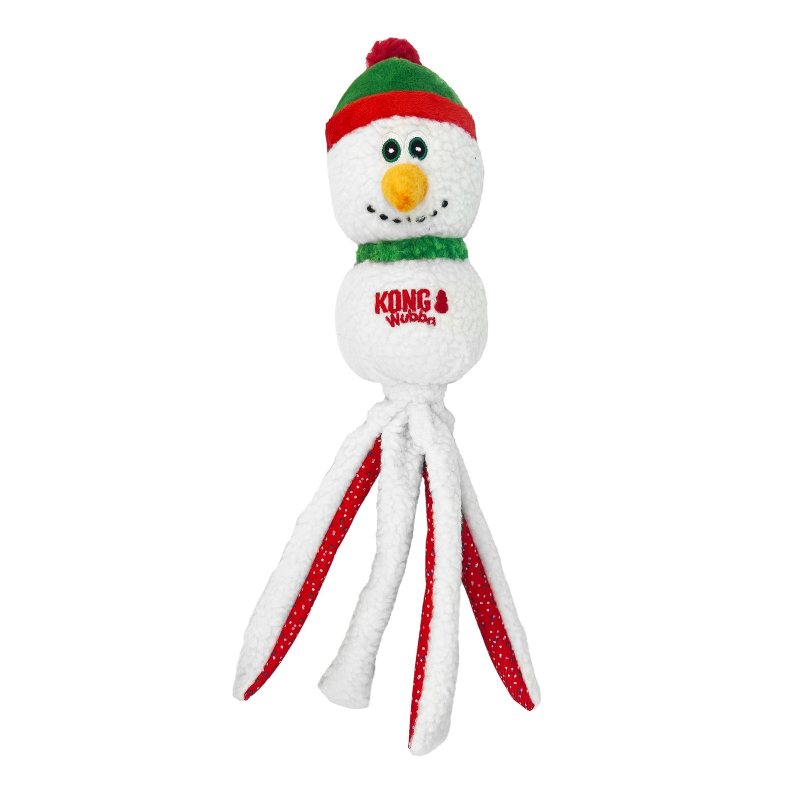 KONG Christmas Wubba Dog Toy – Festive Fun with Long Tails - Rufftail