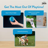 Zeus DUO Ball with Squeaker & Glow for Dogs 2 pk - Rufftail