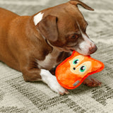 Outward Hound Fox Durablez Invincibles With Squeak Plush Toy For Dog