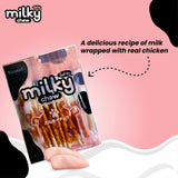 Dogaholic Milky Chew Chicken Stick Dog Treat- 10 pcs product image 3 - Rufftail Pune