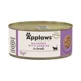 Applaws Mackerel with Sardine in Broth - Cat Wet Food Can (24 x 70g) - Rufftail