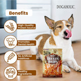 Dogaholic, Chicken Bacon Noodles Max Chicken Bacon Strips BBQ 130g - Rufftail