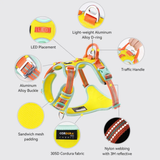 Truelove No-Pull Cordura Dog Harness - Blazing Yellow