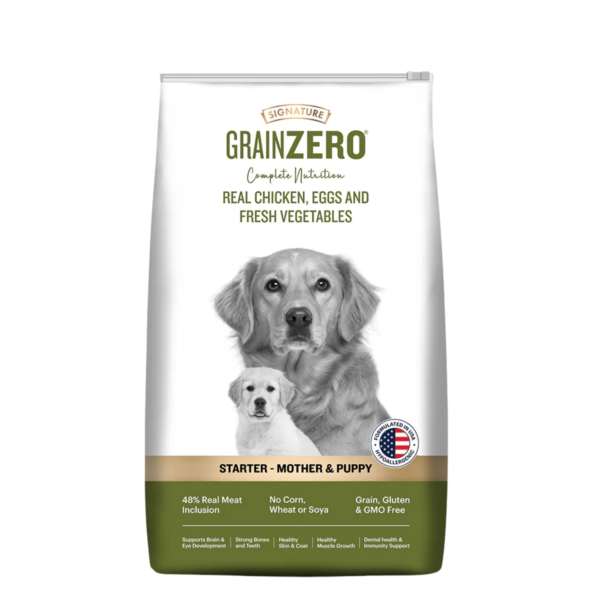 Signature Grain Zero Starter Food For Mother & Puppy - All Breed Formula - Rufftail