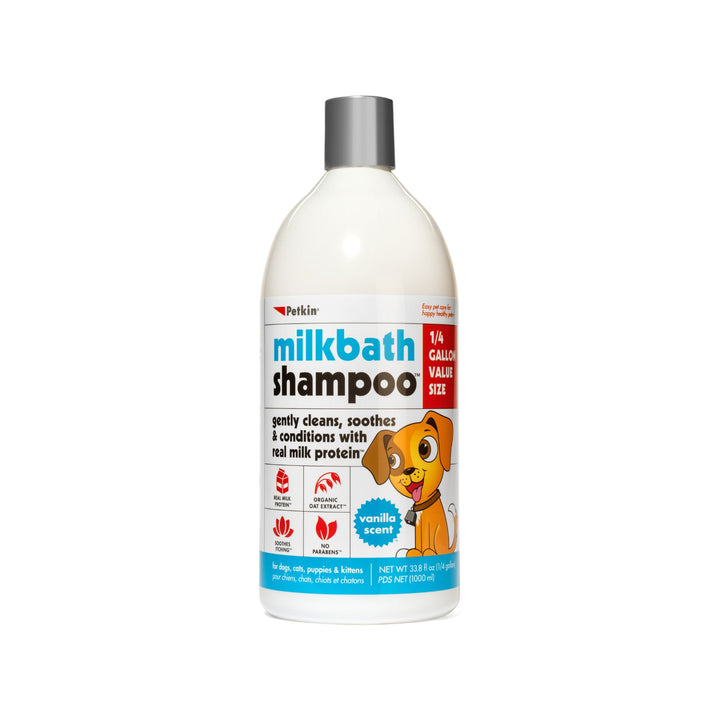 Petkin Milk Bath Pet Shampoo- 1000ml - Rufftail Pune