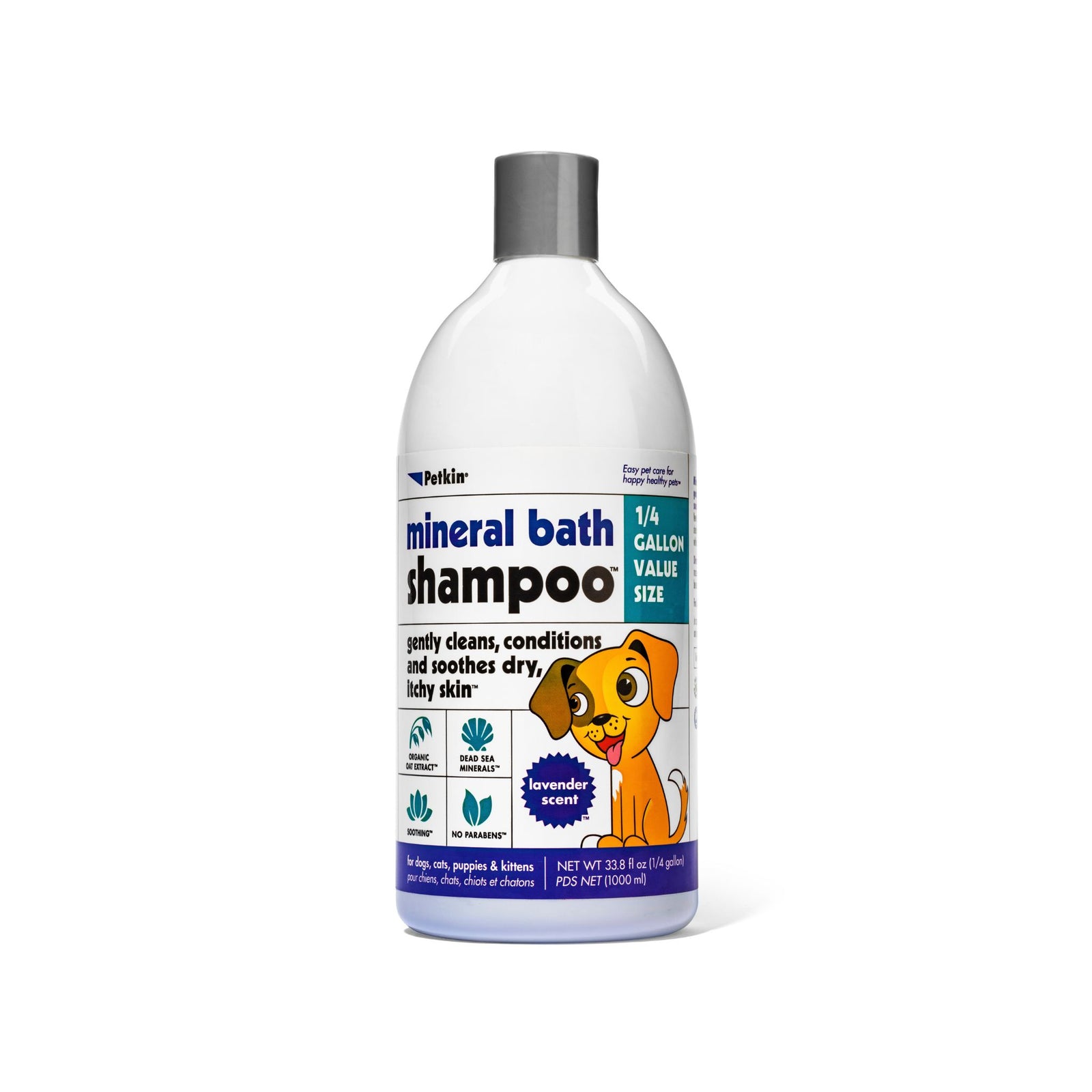 Petkin Mineral Bath Dog Shampoo Lavender - 1 lit - Rufftail