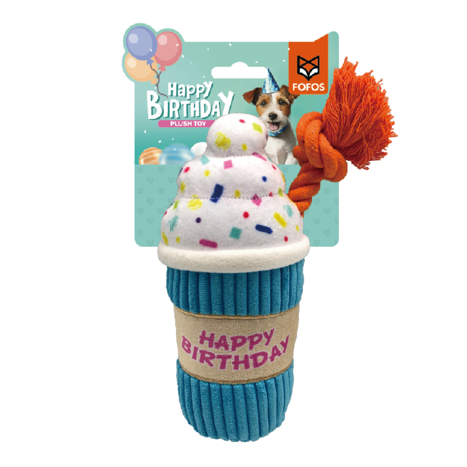 FOFOS Birthday drink Dog Toy