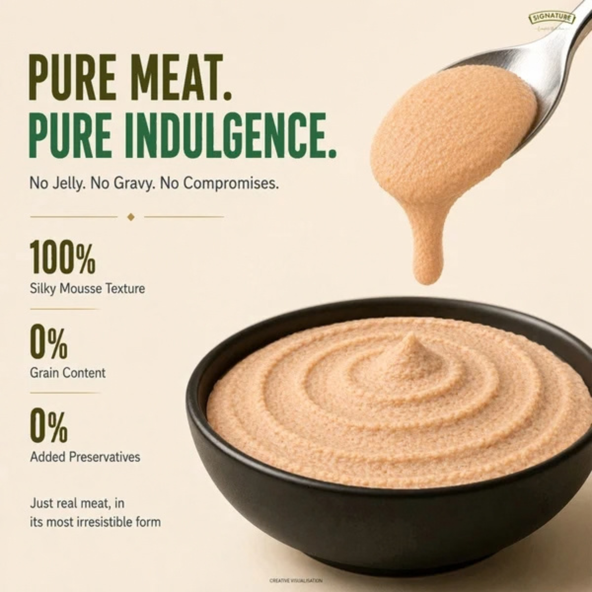 Signature Grain Zero Tuna Mousse Kitten Cat Wet Food