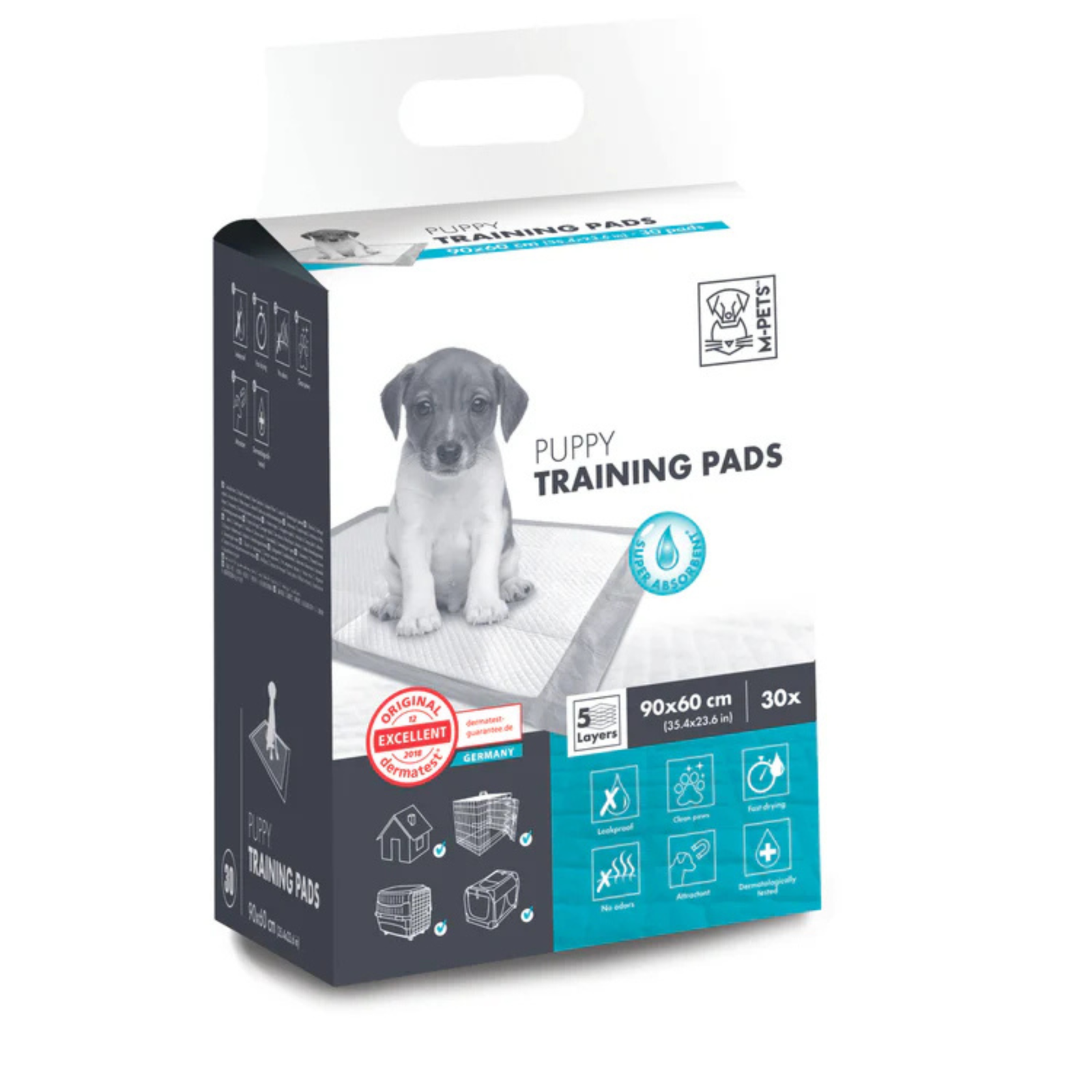 M-Pets PUPPY Training Pads 60 x 90 cm product image 2 - Rufftail Pune