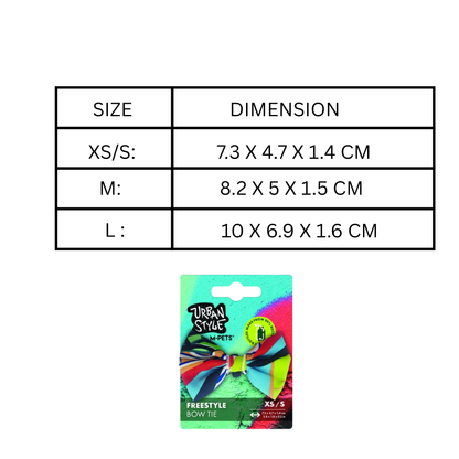 M-Pets Urban Style Freestyle Bow Tie (XS-S)