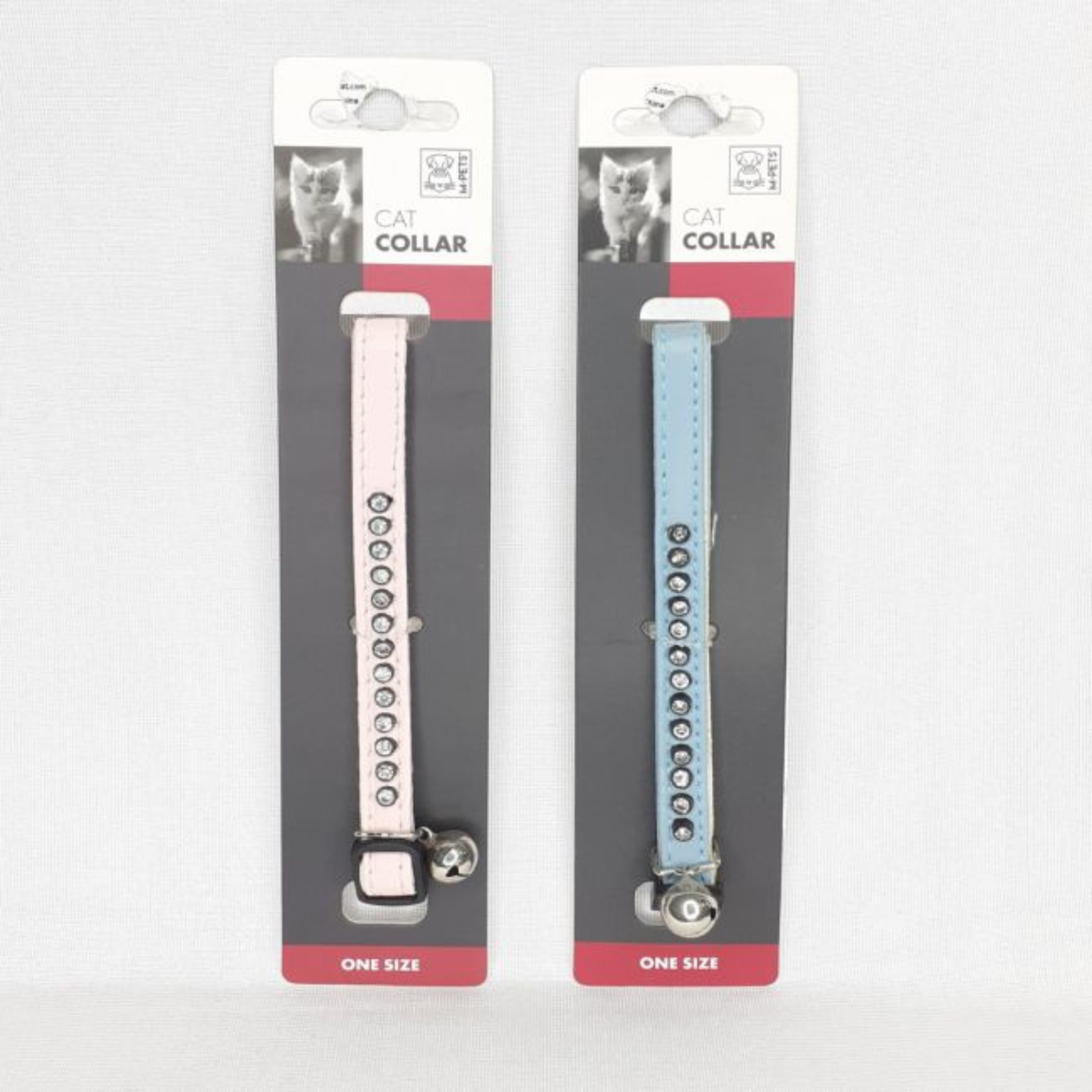 M-Pets Jewel Cat Collar Assorted (Neck 20-30 cm) - Rufftail Pune