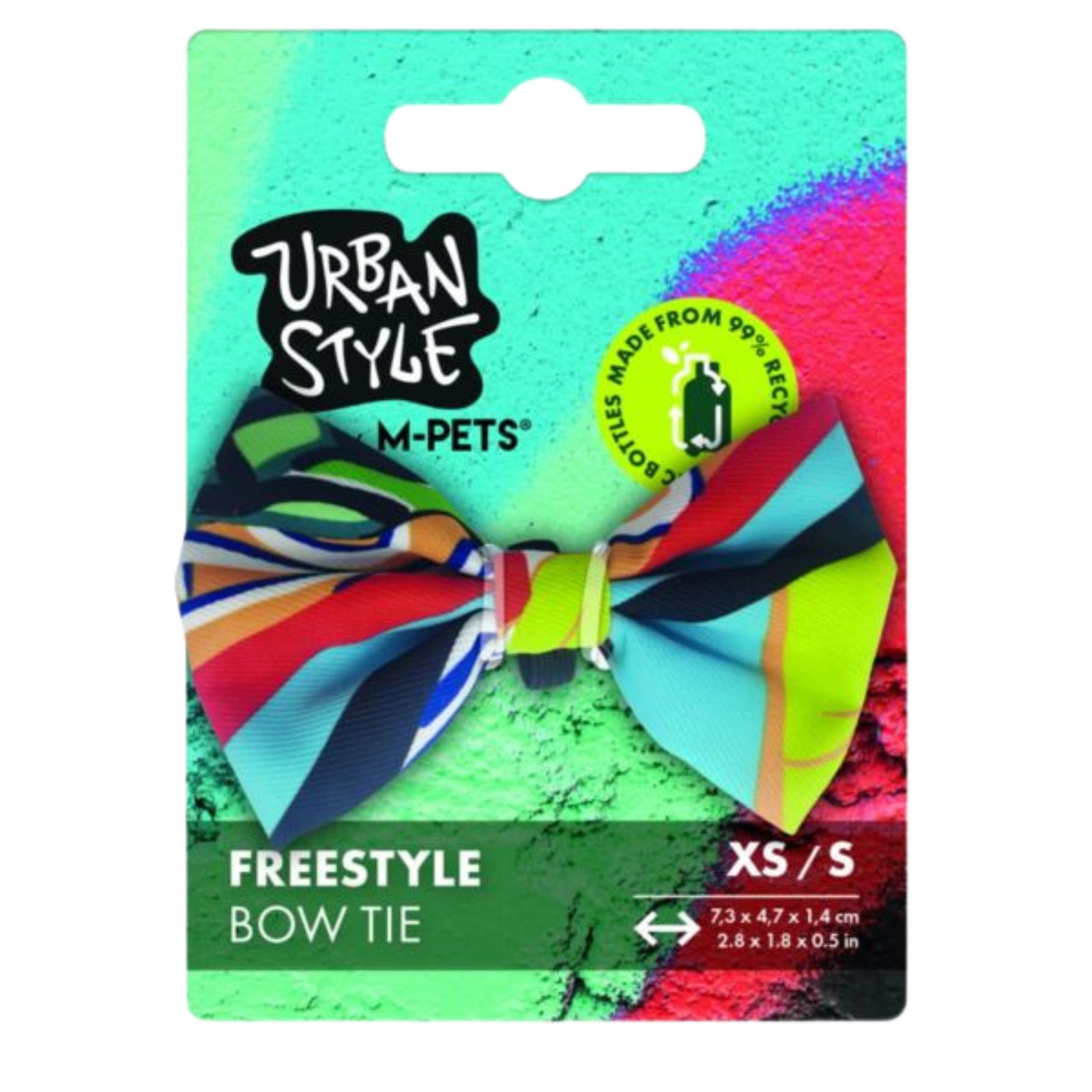 M-Pets Urban Style Freestyle Bow Tie (XS-S) - Rufftail Pune