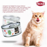 Trixie Kittis Salmon Soups for Cat- Pack of 4 x 80g product image 7 - Rufftail Pune