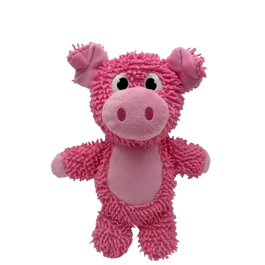 FOFOS Tough Dog Toy Pig Pink - Soft & Squeaky Moderate Chewer Dog Toy