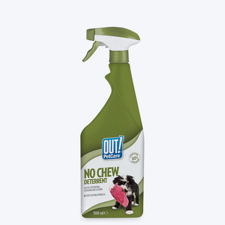 Simple Solution Chew Stopper Bramton Out! No Chew Deterrent Spray For Dogs- 500 ml - Rufftail Pune