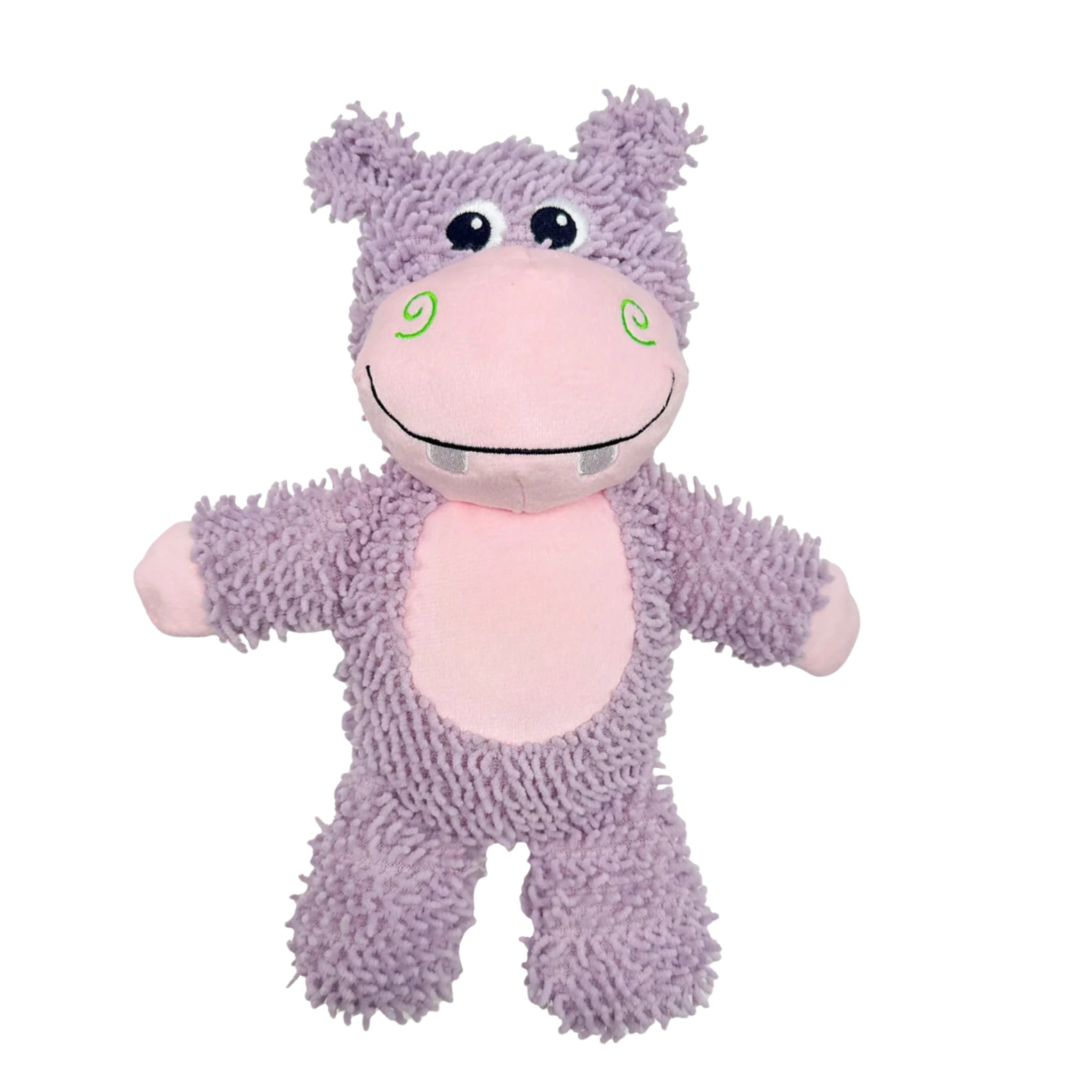 FOFOS Tough Dog Toy Hippo Squeaker Moderate Chewer Dog Toy - Rufftail