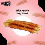 Dogaholic Milky Chew Chicken Stick Dog Treat- 10 pcs product image 5 - Rufftail Pune